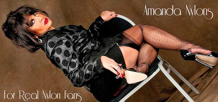 Amanda Nylons | Free Stocking Tease Pics |  Sexy German MILF Amanda In High Heels And Stockings